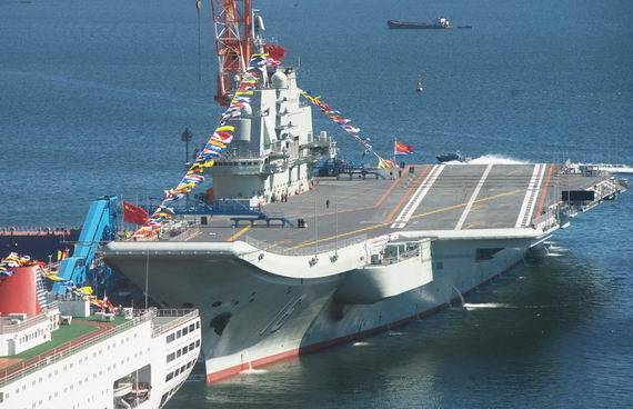 資料圖：中國航母遼寧艦。