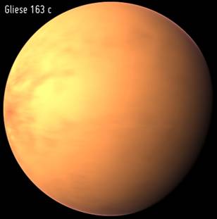 “超級地球”行星Gliese 163c，可能孕育微生命